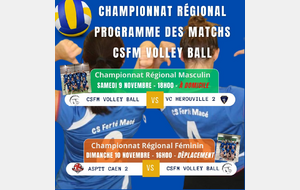 Prochains matchs à domicile